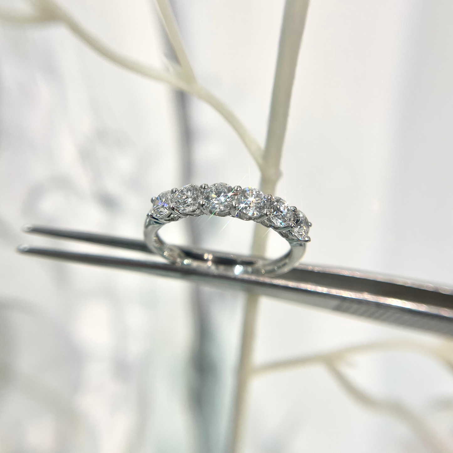 六鑽18K線戒42AJR0098