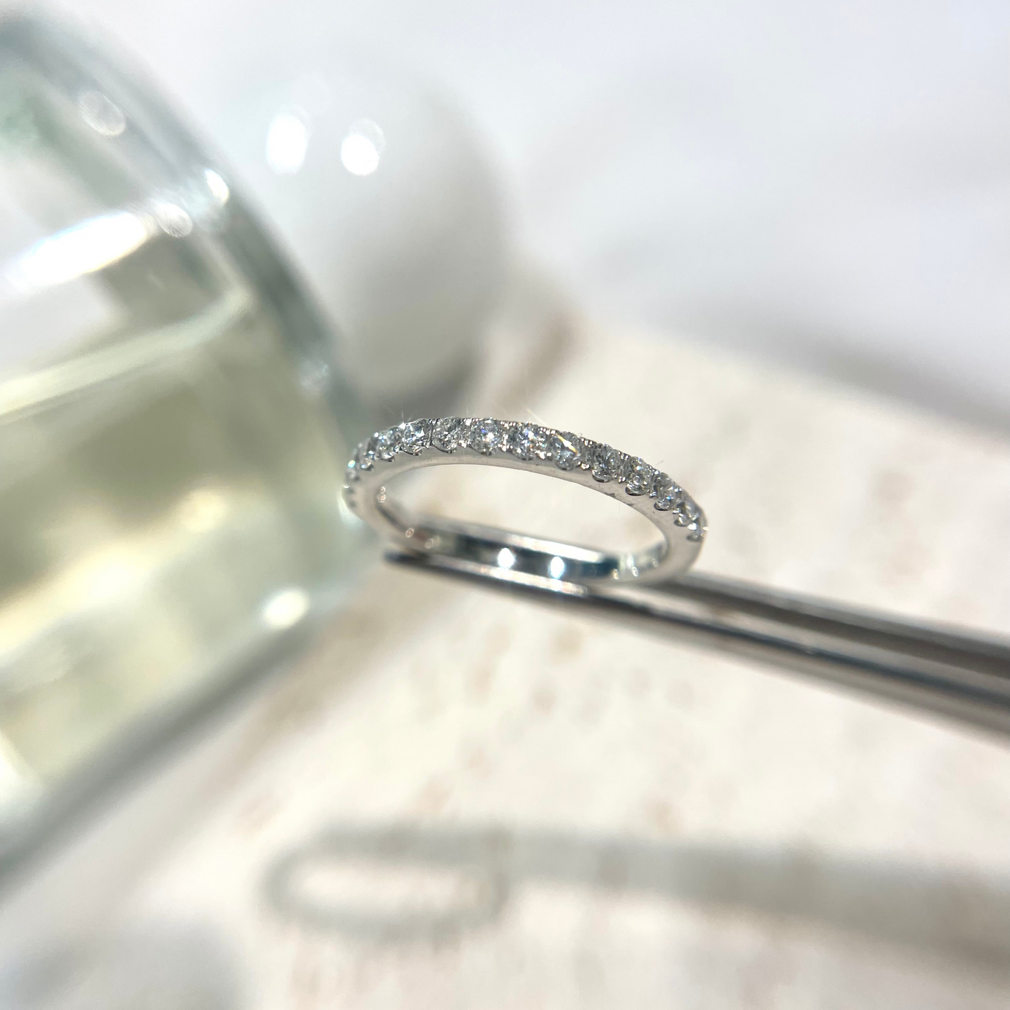 百搭半圈18K碎鑽戒指42R14134