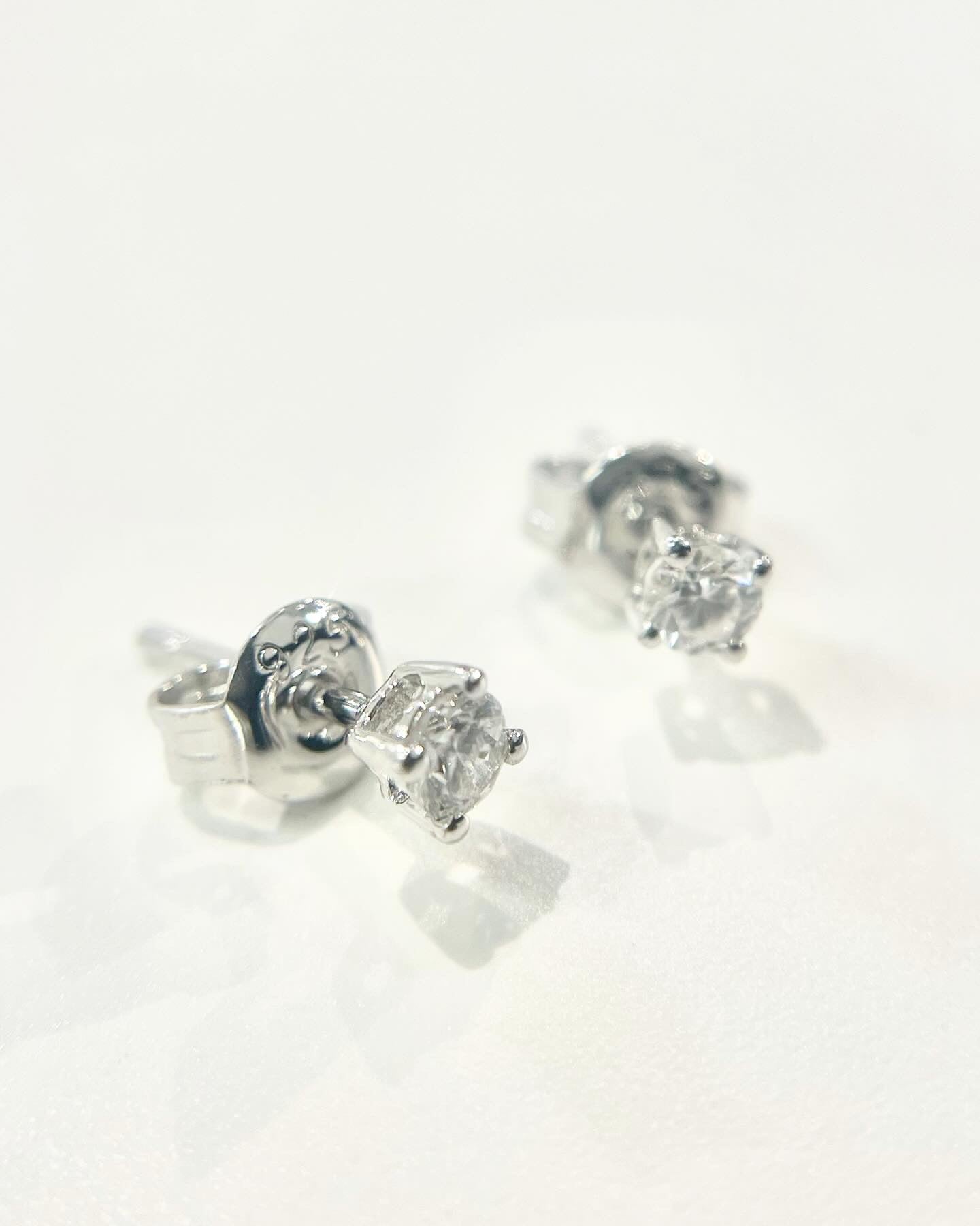 S925 簡約鑽石耳環42AJEO166