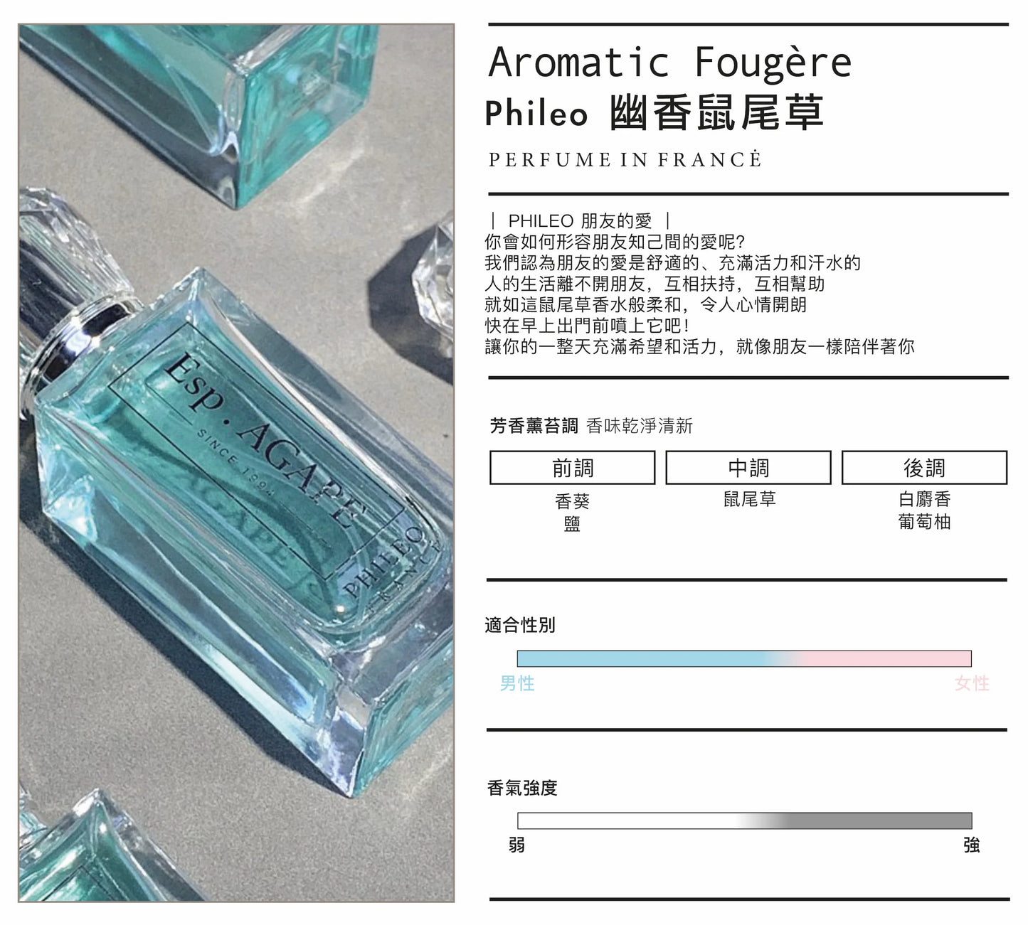 PHILEO Aromatic Fougere 鼠尾草法國香水