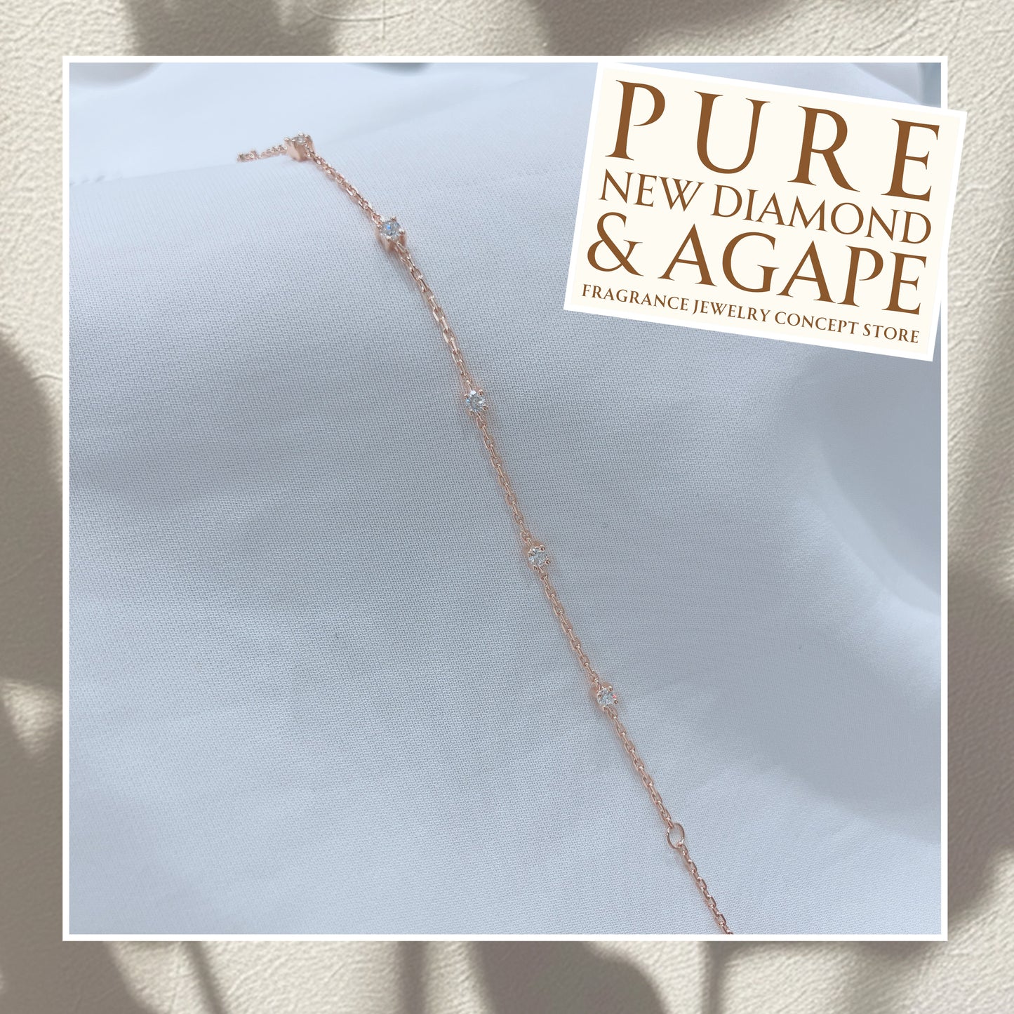 *New* S925 滿天星鑽石手鏈 42AJB0126-紅