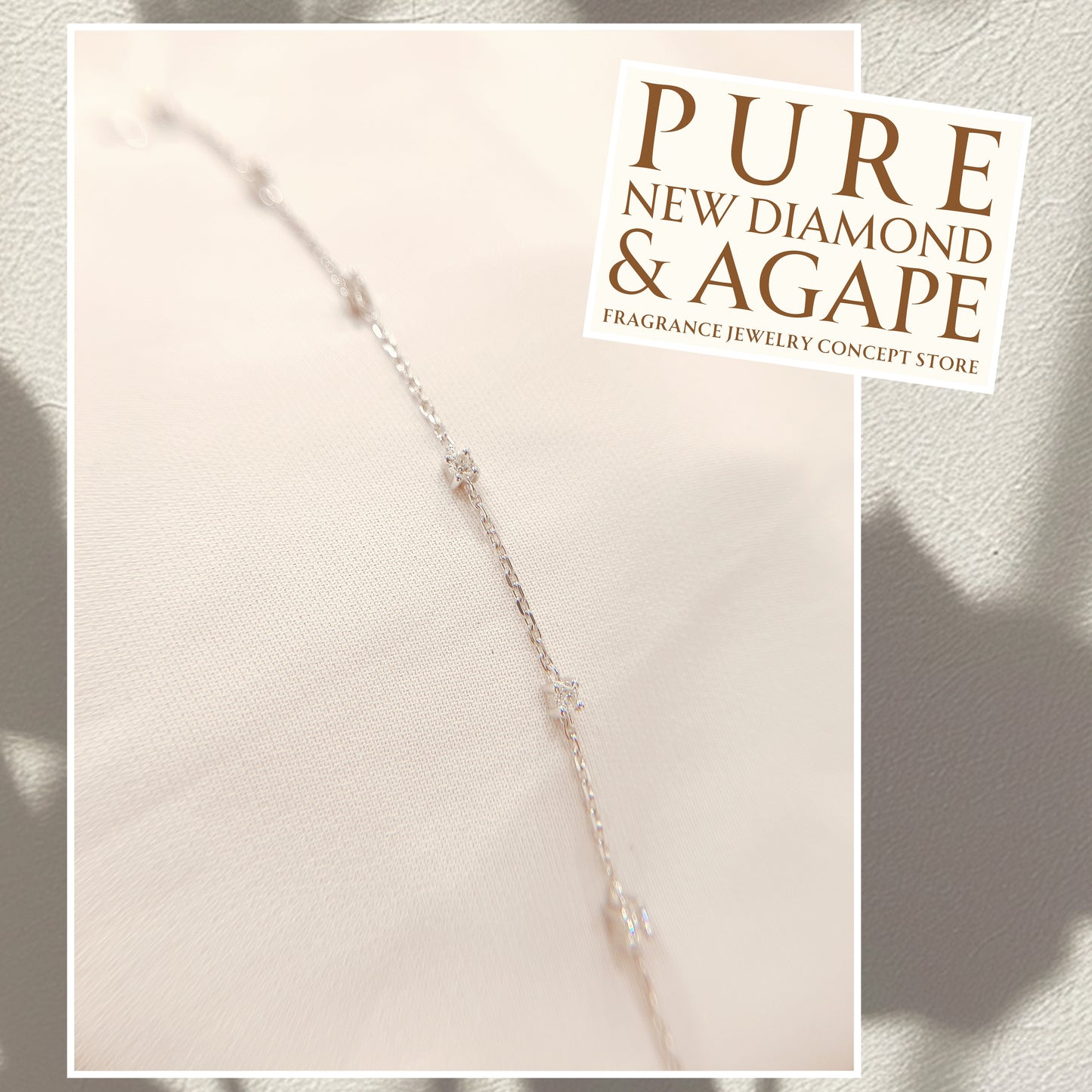 *New* S925 滿天星鑽石手鏈 42AJB0126