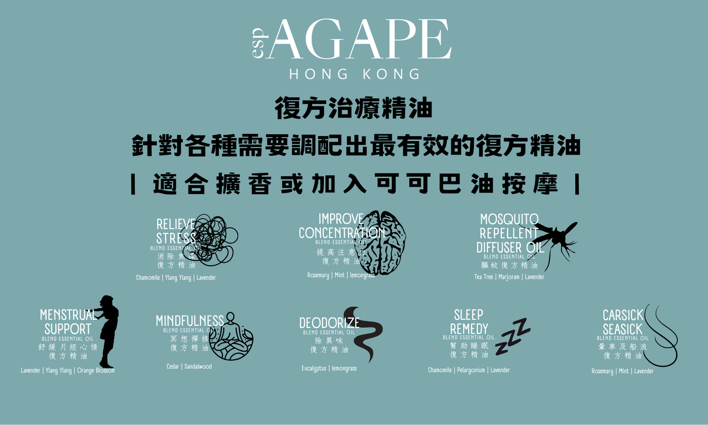 *新品上市* AGAPE 復方治療精油