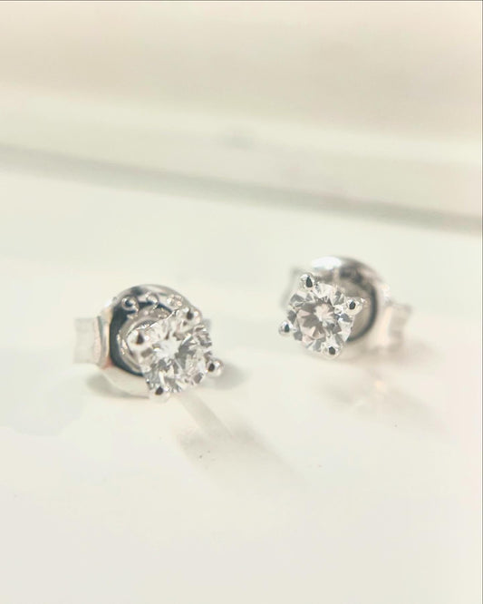 S925 簡約鑽石耳環42AJEO166