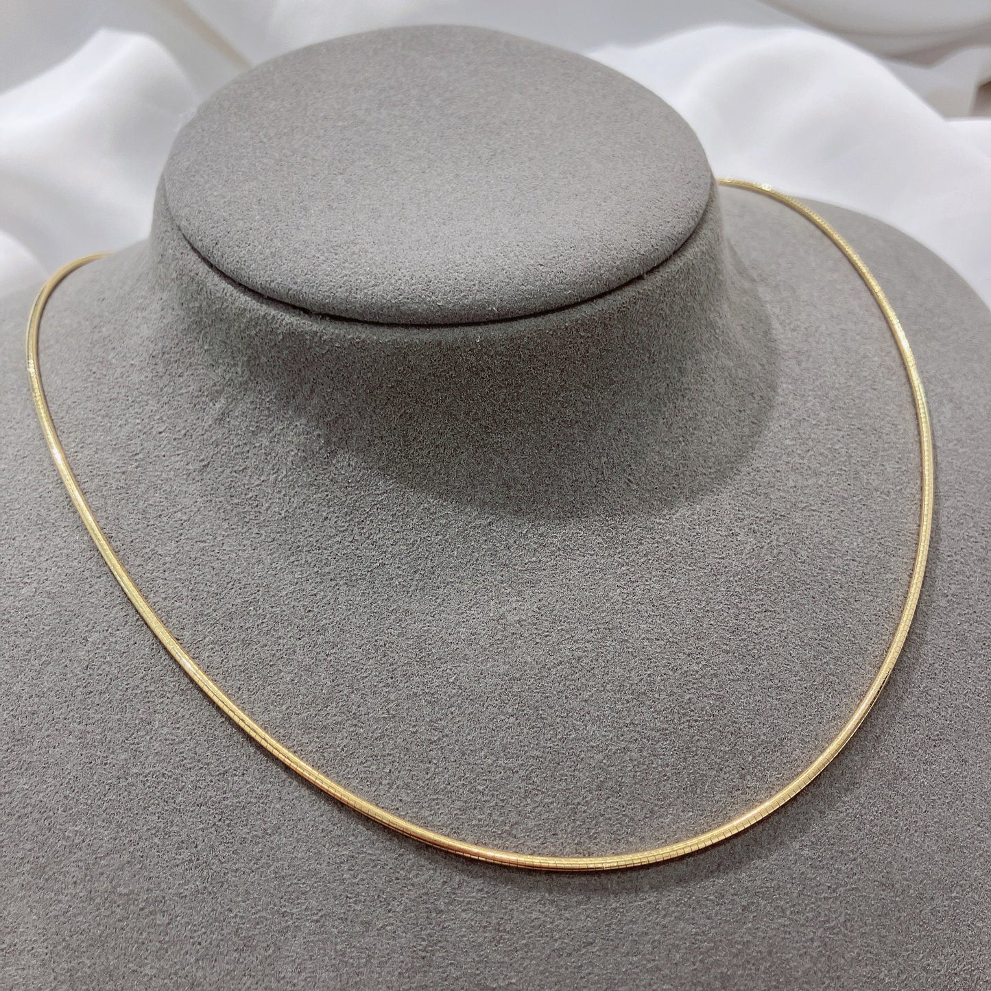 *絕版孤品* 意大利18K黃金純鏈-40cm