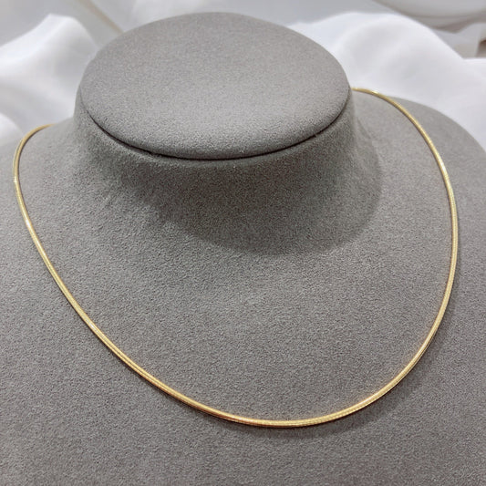 *絕版孤品* 意大利18K黃金純鏈-40cm