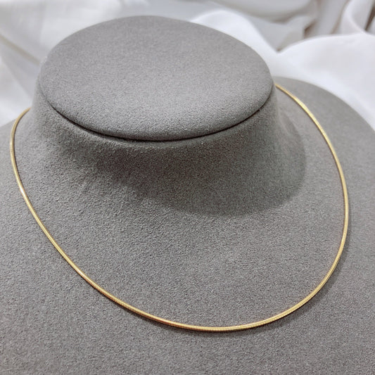 *絕版孤品* 意大利18K黃金純鏈-50cm