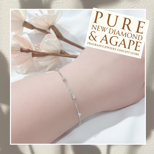 *New* S925 滿天星鑽石手鏈 42AJB0126