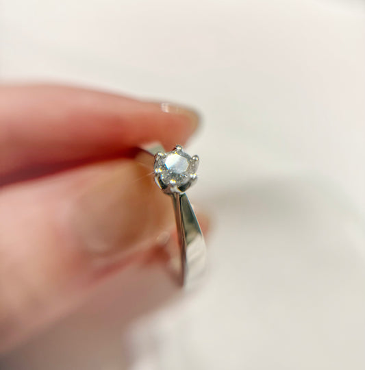 *2026新款* S925 簡約四爪鑽戒67PL11