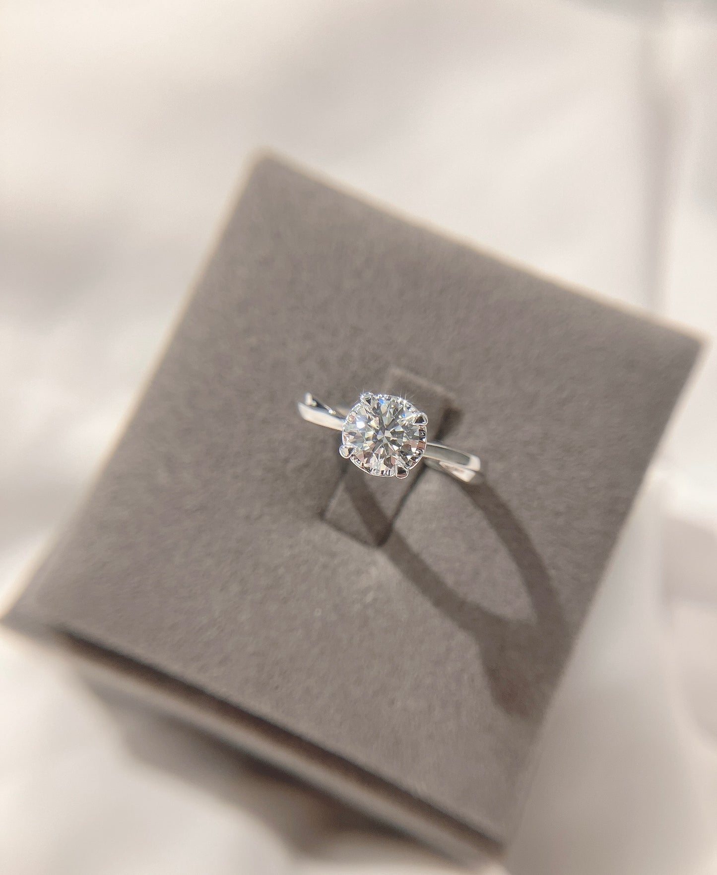 *New*心形高冠手捧花四爪18K鑽石戒指 H26481